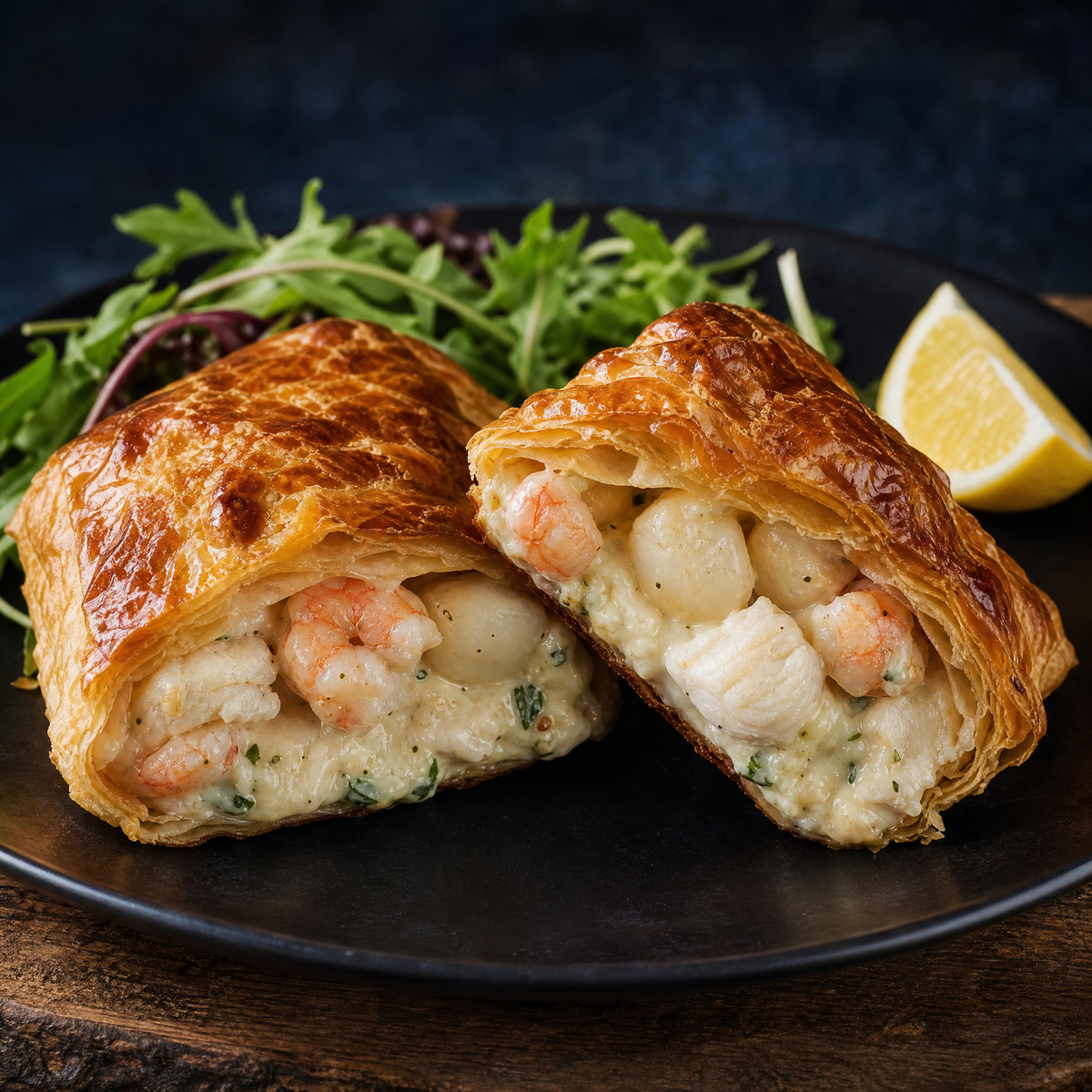 Feuilleté De Fruits De Mer