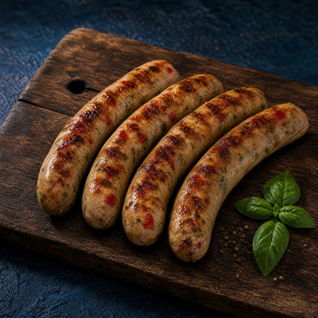 Saucisse Poulet Tomates Basilic