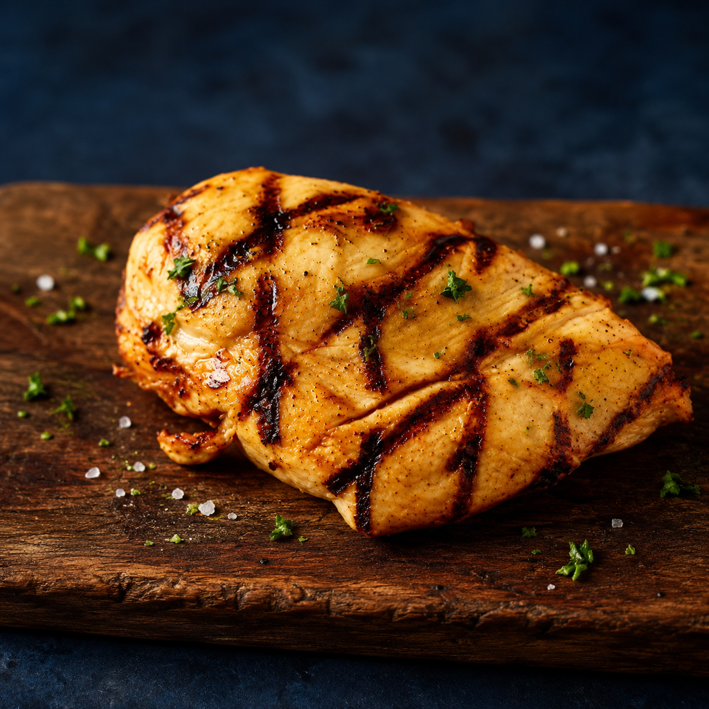 Poitrine De Poulet Miel Et Ail