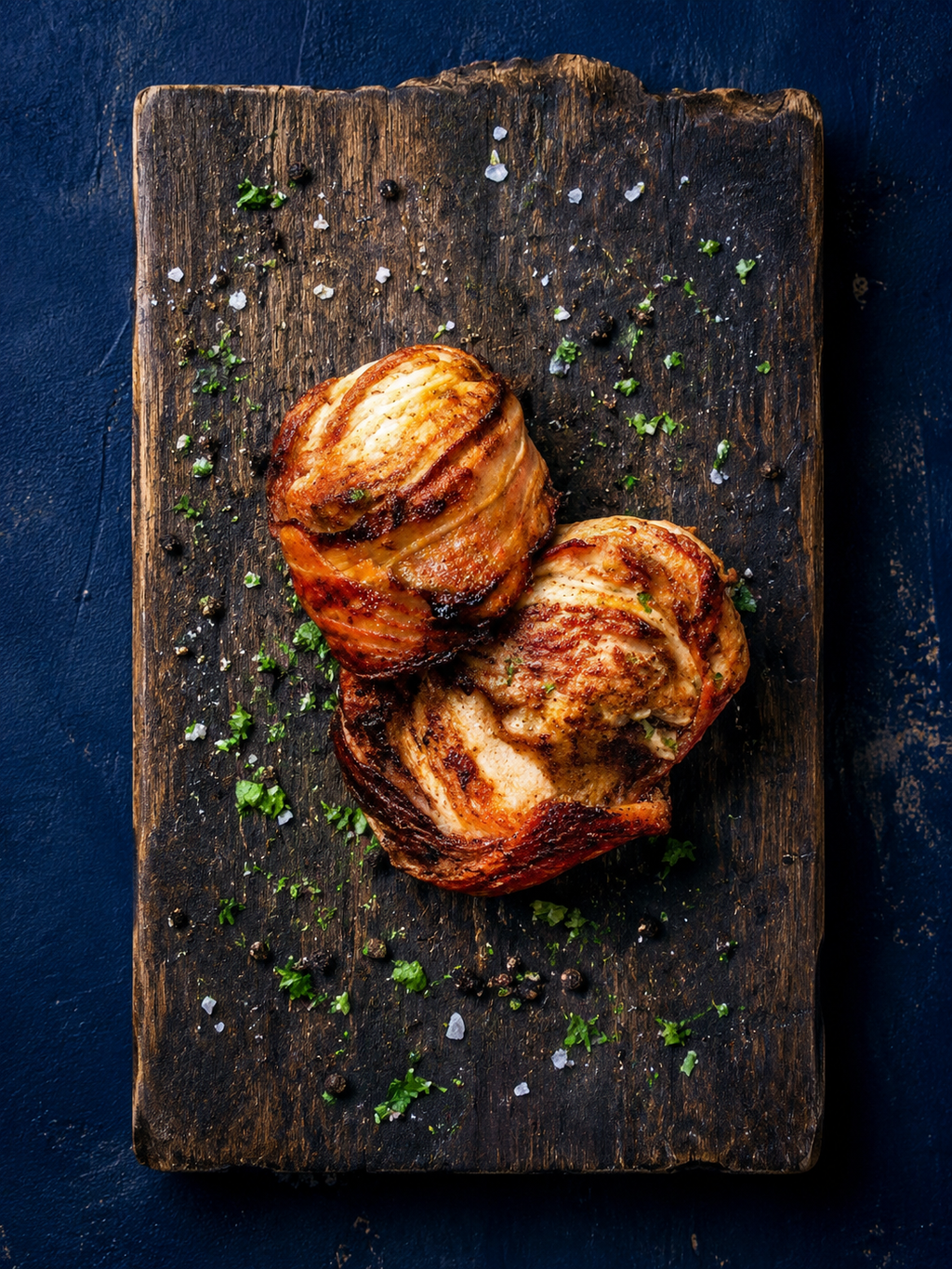 Tournedos De Poulet Miel Et Ail