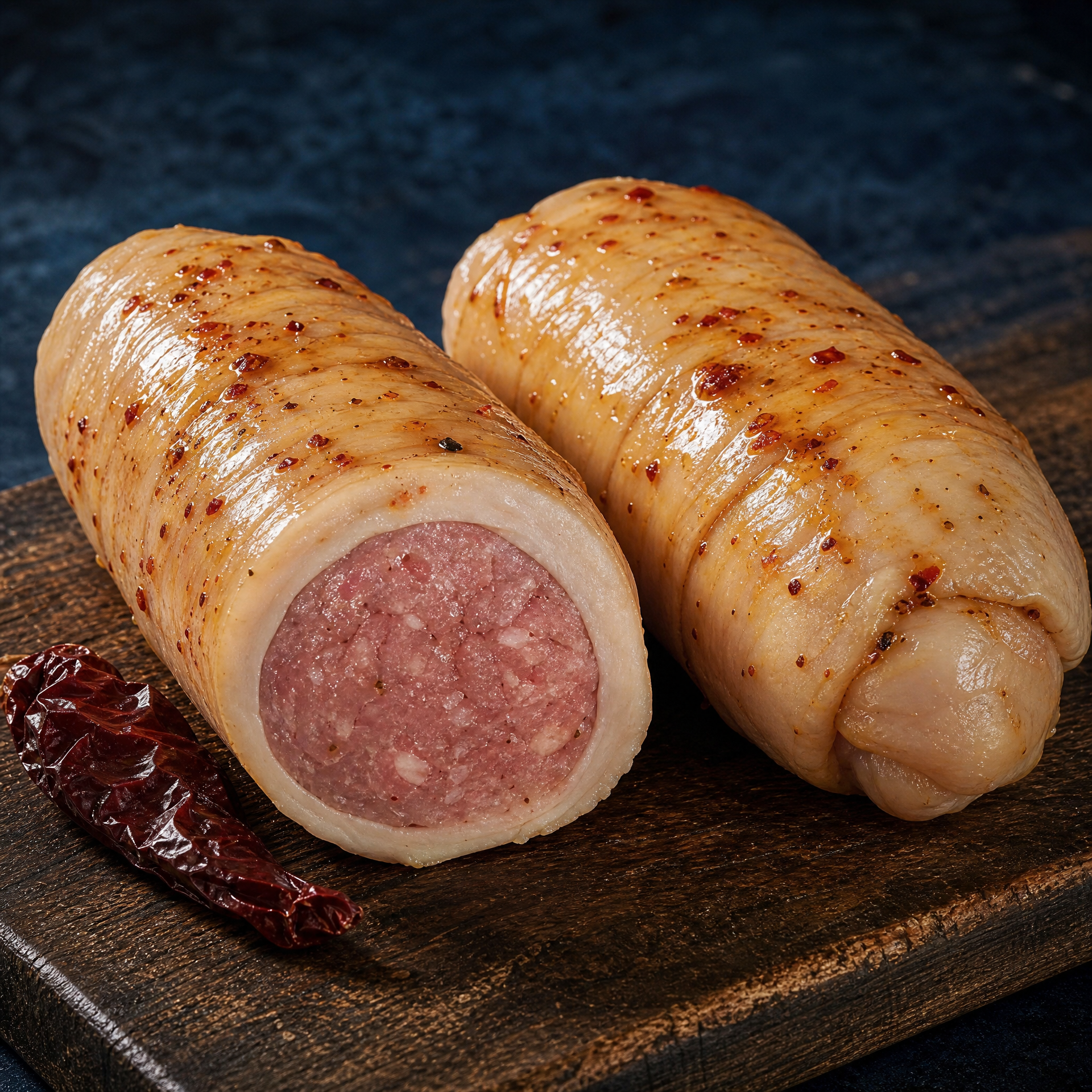 Coq Au Porc Érable Et Chipotle