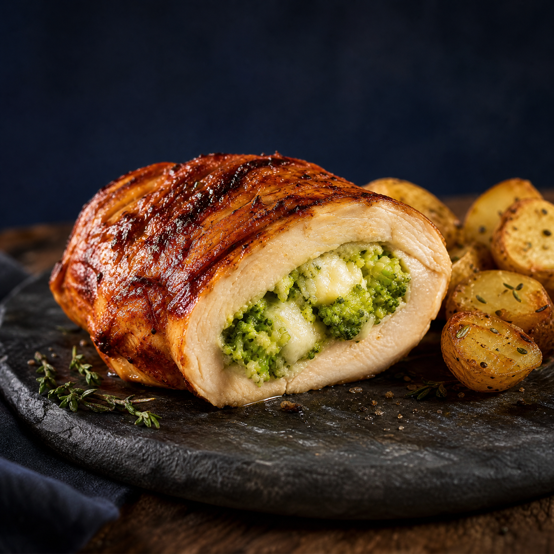Poitrine Poulet Farcie Brocoli Fromage