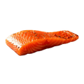 Pavé de saumon fumé.