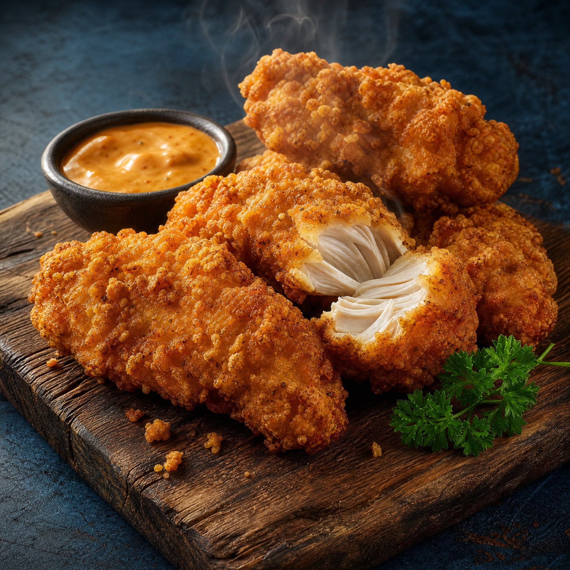 Filets De Poulet Pané