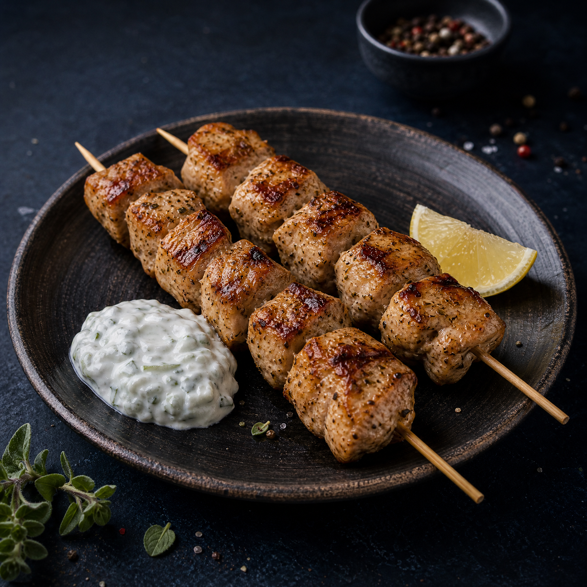 Poulet Brochette Souvlaki
