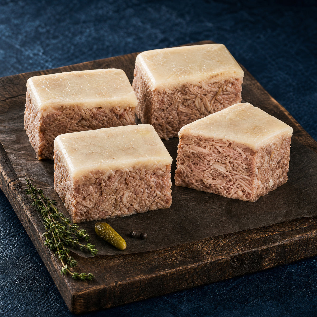 Rillettes de porcelet de lait & gras de canard