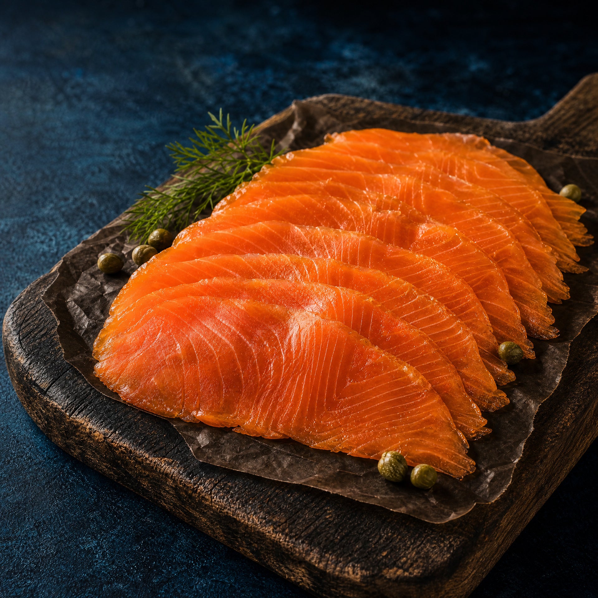 Saumon Atl. Mi-Fumé Tranché Gravlax