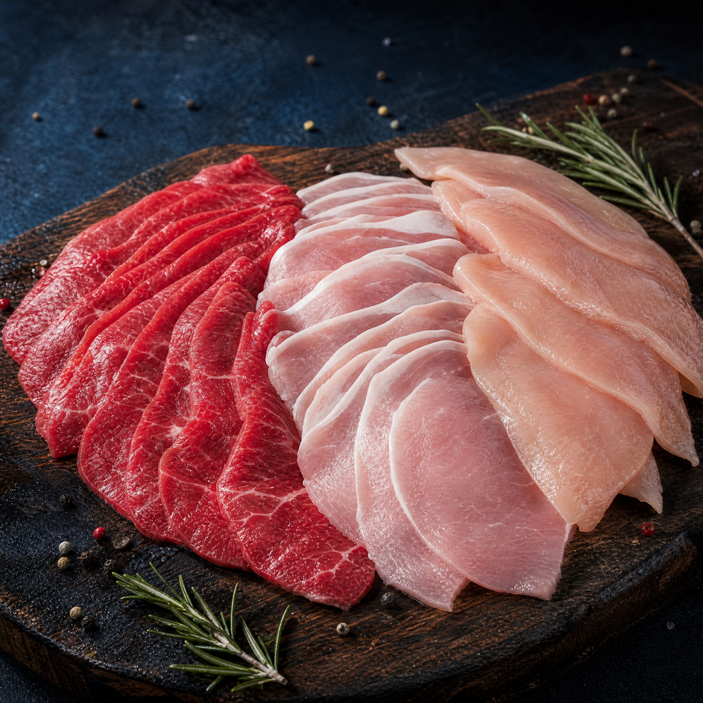 Fondue Combo (Porc, Boeuf, Poulet)