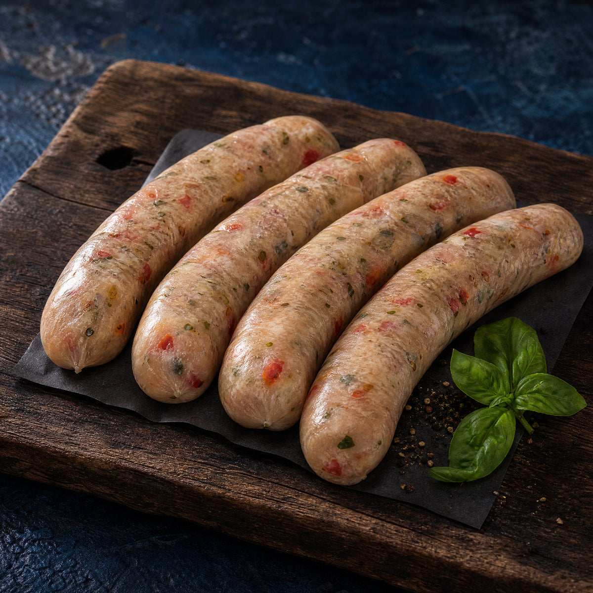 Saucisse Poulet Tomates Basilic