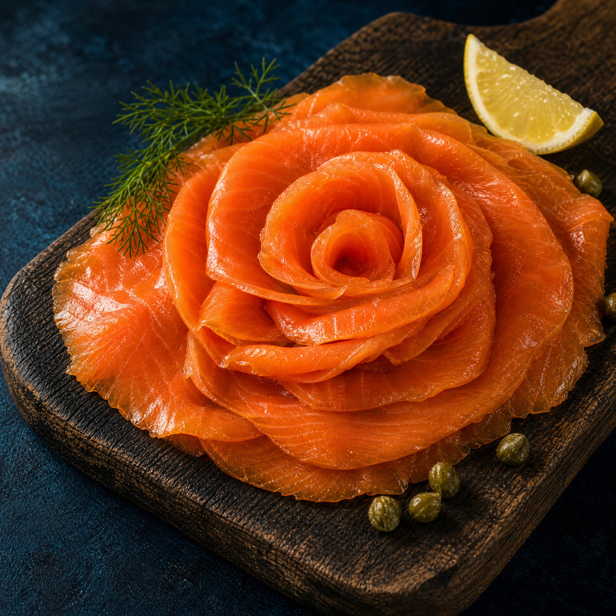 Saumon Atl. Mi-Fumé Tranché Gravlax
