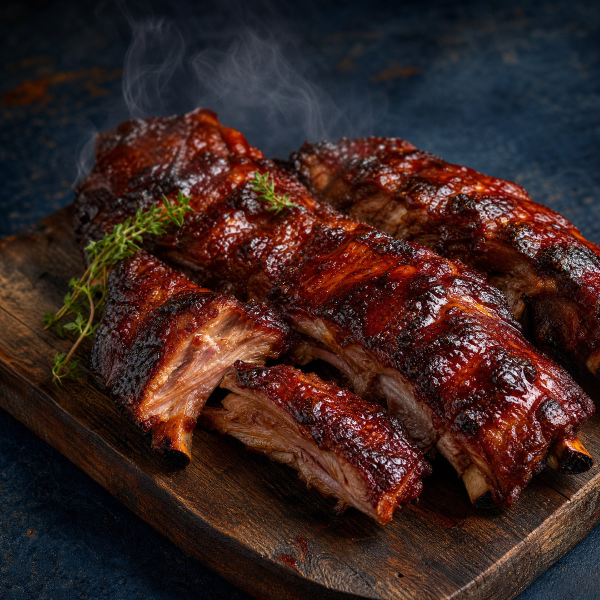 Demi côte levées BBQ